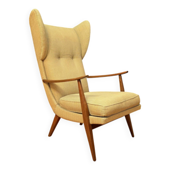 Wing chair designed by Walter Knoll, Knoll Antimott, Germany, 1950s