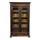 Breton library from the early 20th century in chestnut wood
