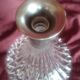 Decanter decanter with silver neck