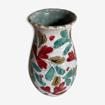 Multicolor vase seventies made in Italy