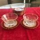 Vintage wicker coasters