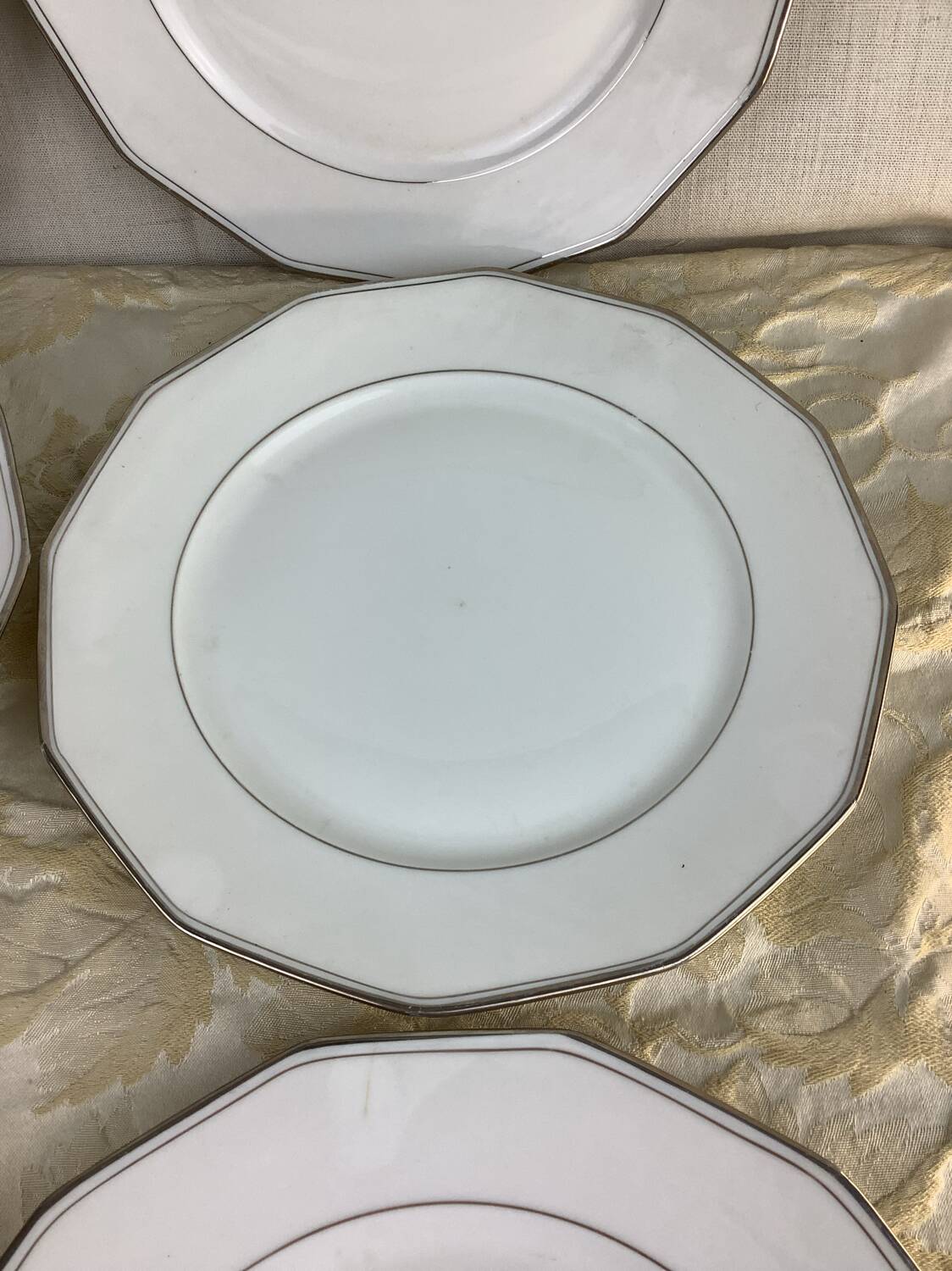 6 Antique Porcelain Plates Limoges France