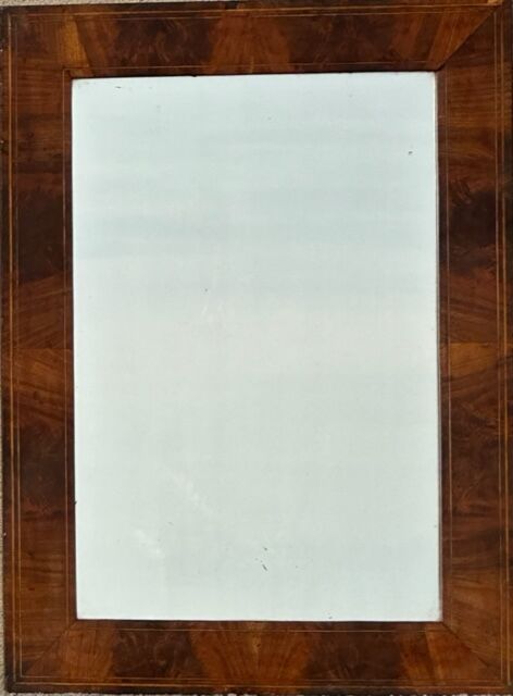 Miroir en bois de loupe 81x60 cm
