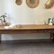Authentic vintage farmhouse table from the 1950s in solid oak.