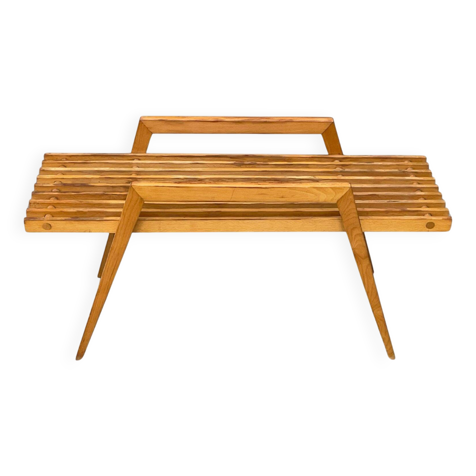 Jardinière en hêtre par ULUV, Tchécoslovaquie, années 1970