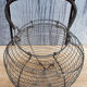 Antique wire egg basket