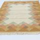 Swedish Flat-Weave Kilim Rölakan Rug Honey dominant colours, Ornamental 1960-70s