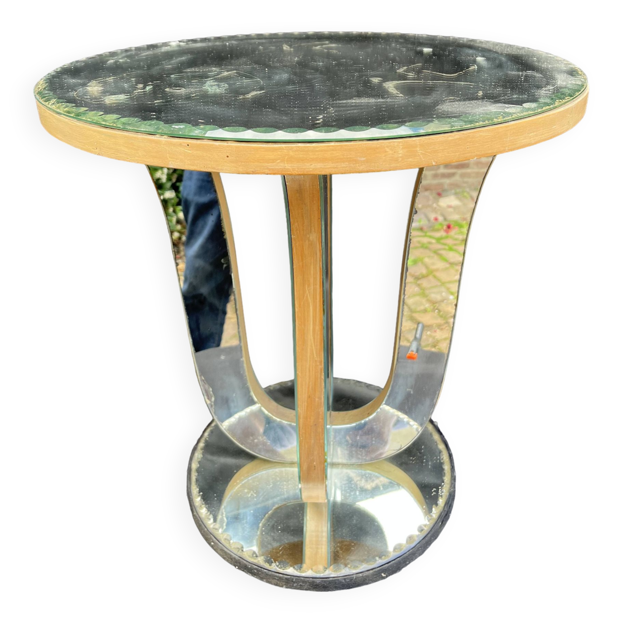 1950s Pedestal Table