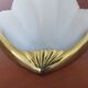 Art deco "shell" wall lamp
