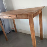 Rectangular wooden desk table