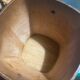 Vintage champagne bucket / teak ice cream