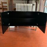 Circa lay and brass library shelf