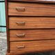 Commode vintage scandinave, pieds compas