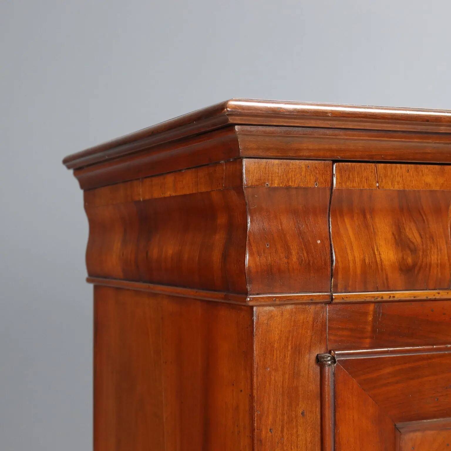 Antique walnut and fir buffet, Italy, 20th century