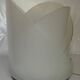 Large vintage white glass lamp model LT300 by Carlo Nason for Mazzega.