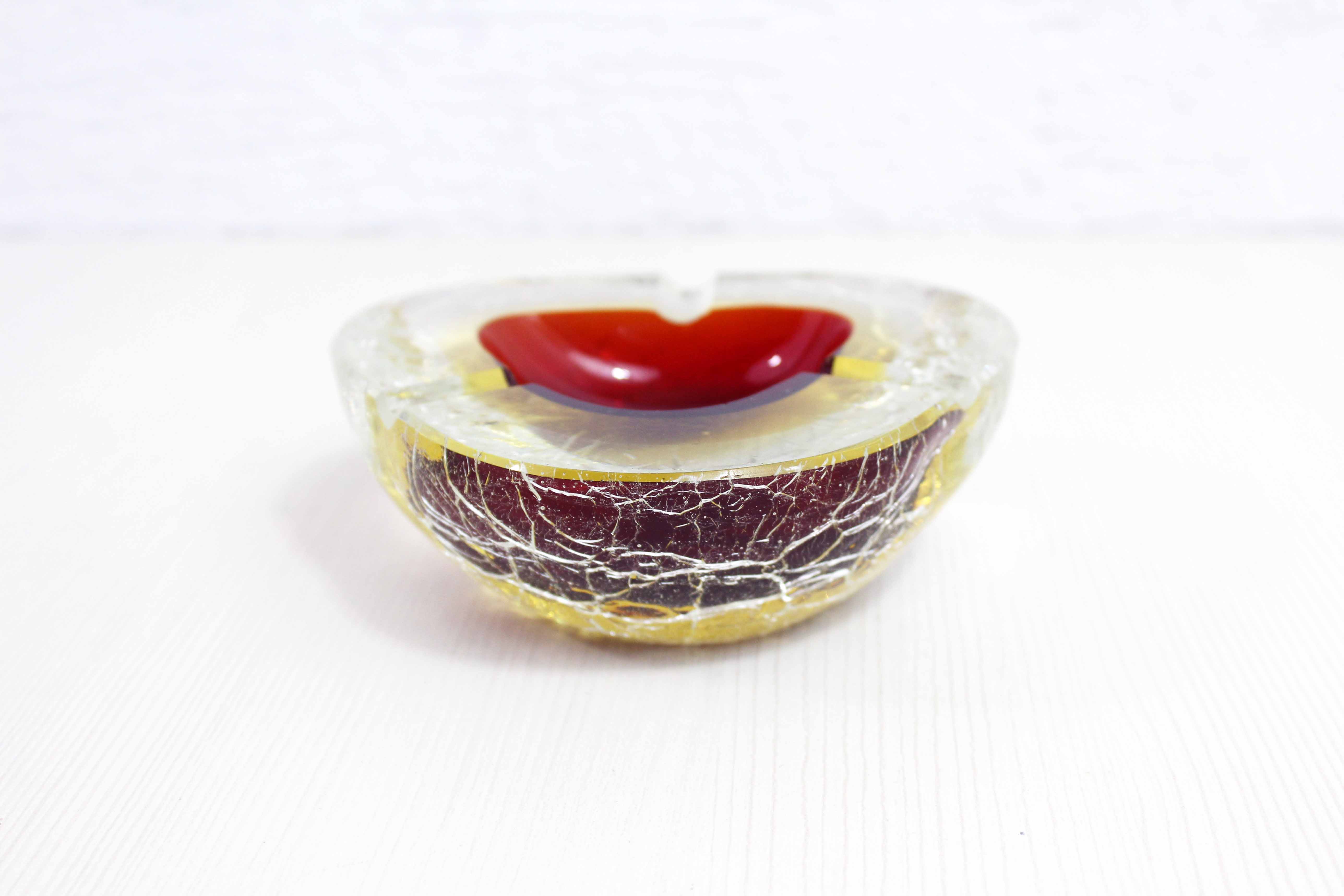 Murano glass ashtray