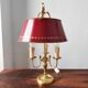 3-light bronze hot water bottle lamp from Maison Collange