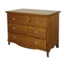 Pine chest of drawers with lid on top