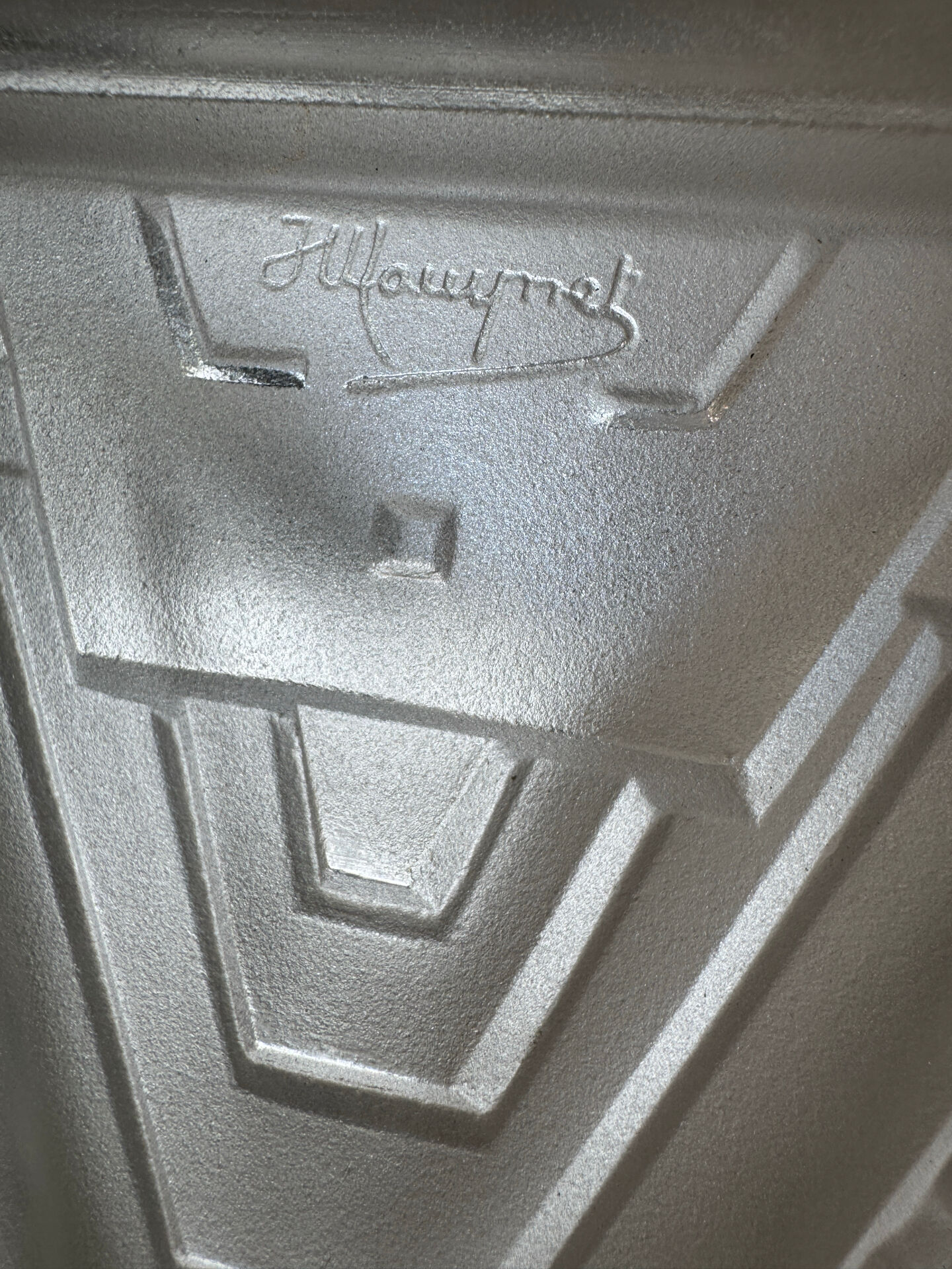 Art Deco chandelier signed