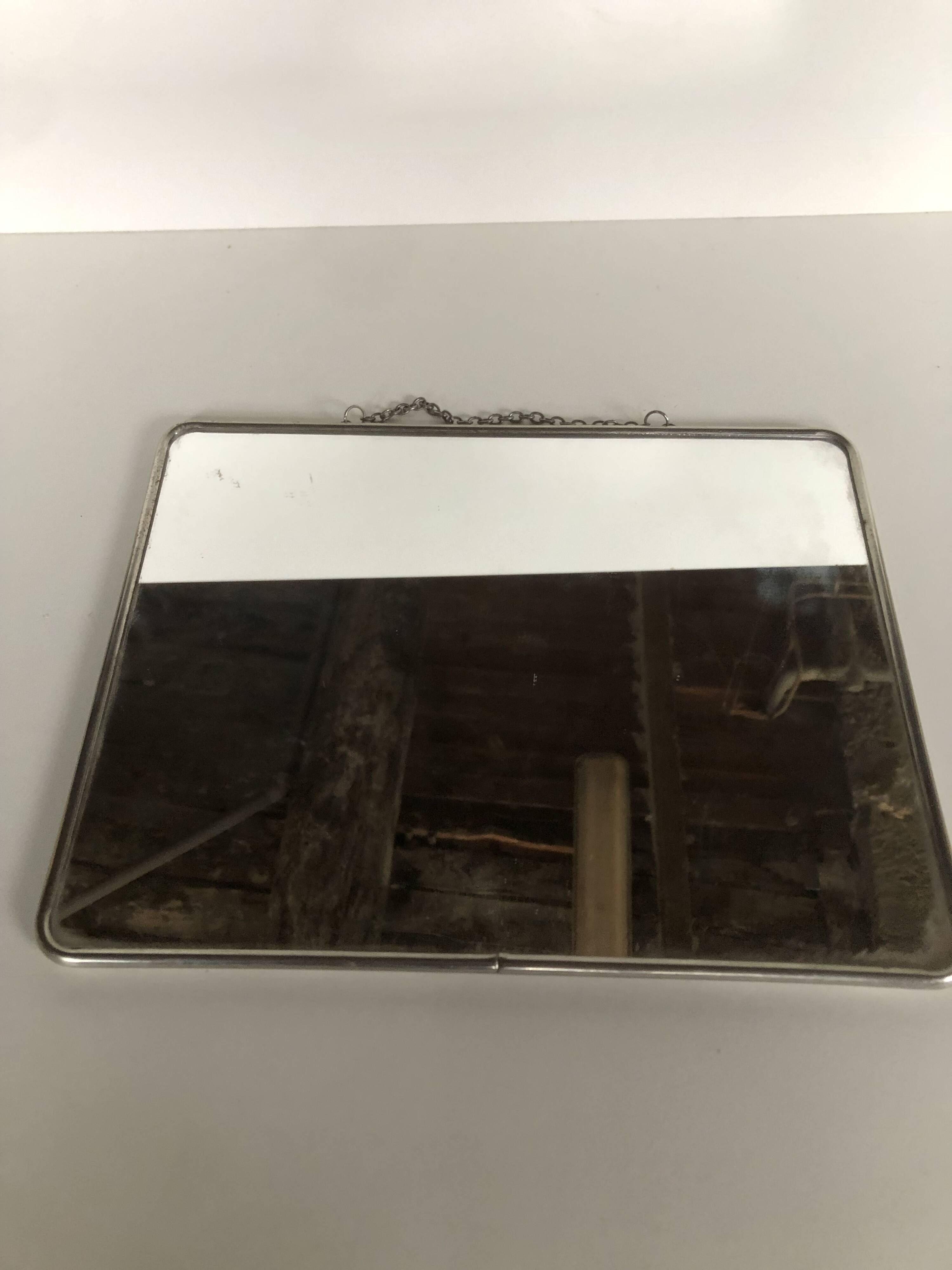 Vintage barber mirror