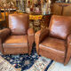 Paire de fauteuils club