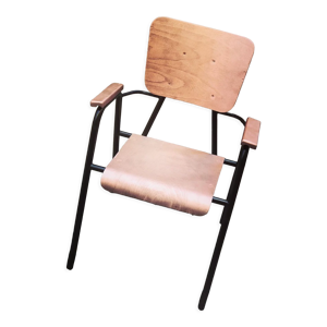 Ancienne chaise avec - accoudoir