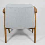 Vintage 366 armchair, designer J. Chierowski, 1960s, blue