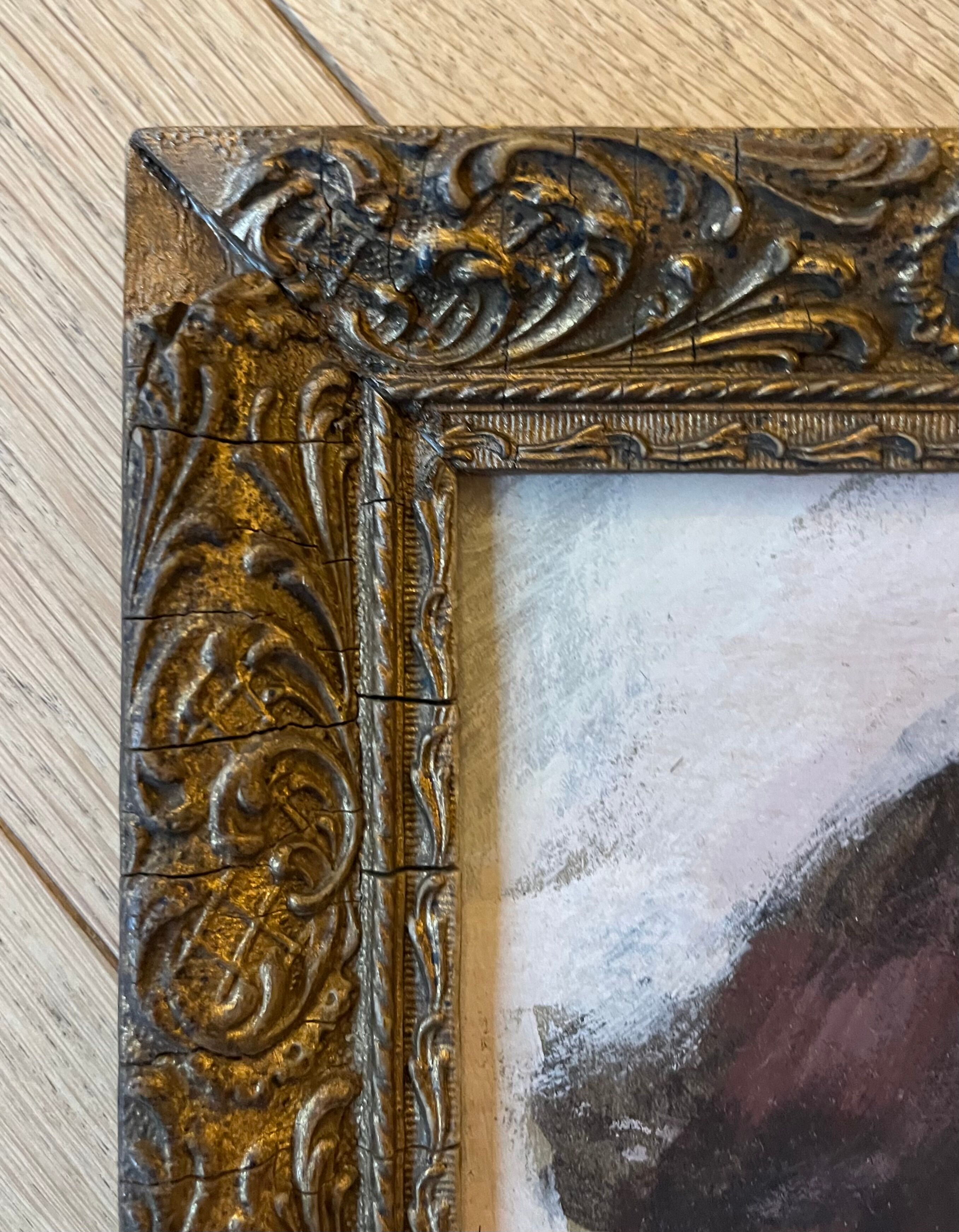 Young woman in profile