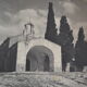 Photo argentique eglise romane mediterraneenne vers 1970
