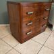 Commode art deco en noyer et ronce de noyer