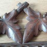 Porte pipes en bois sculpté