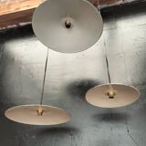 3 enamelled sheet metal suspensions