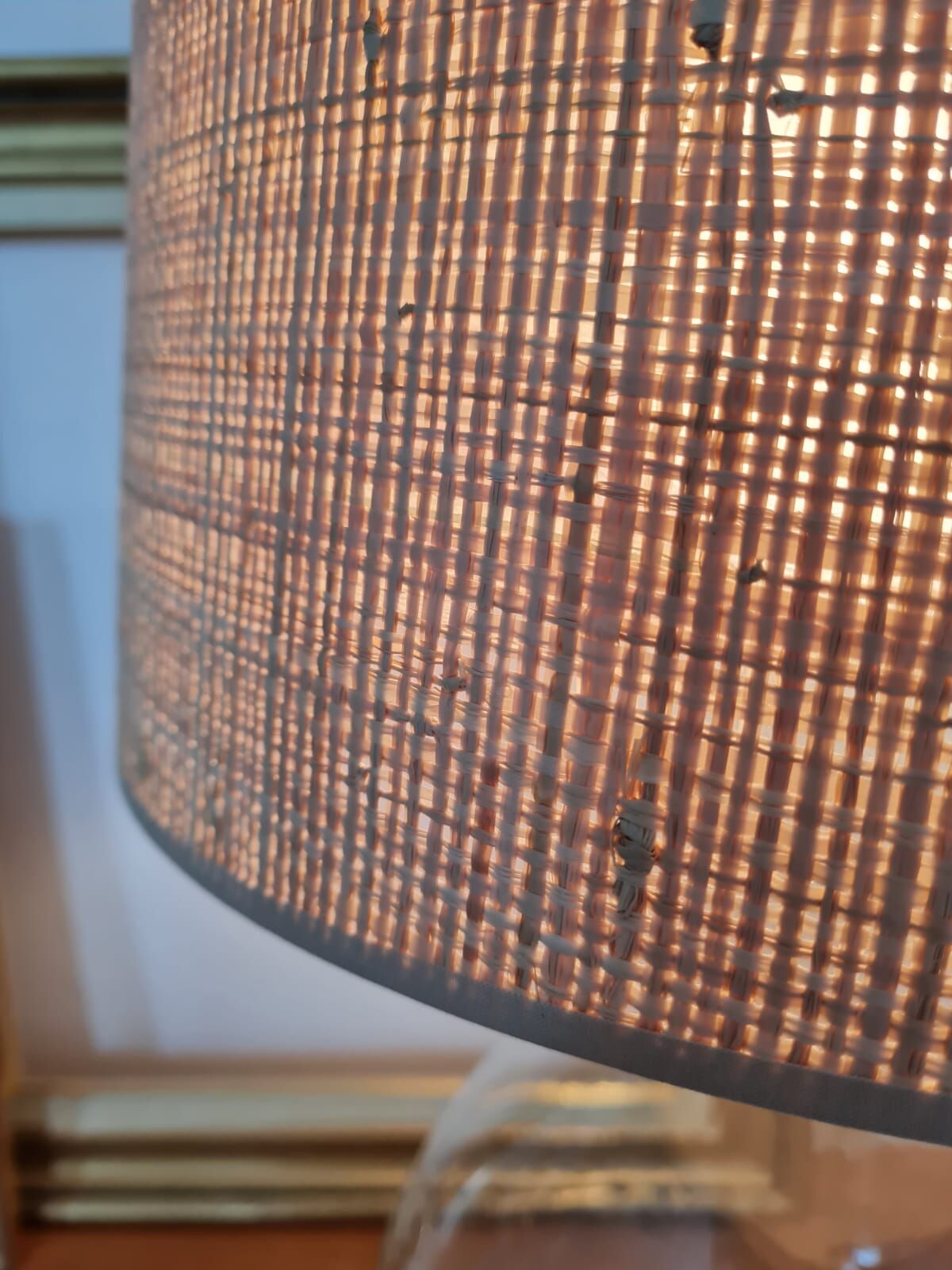 Vintage demijohn lamp