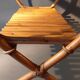 Table basse rotin et bambou Vintage.