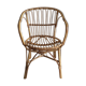 Fauteuil rotin vintage