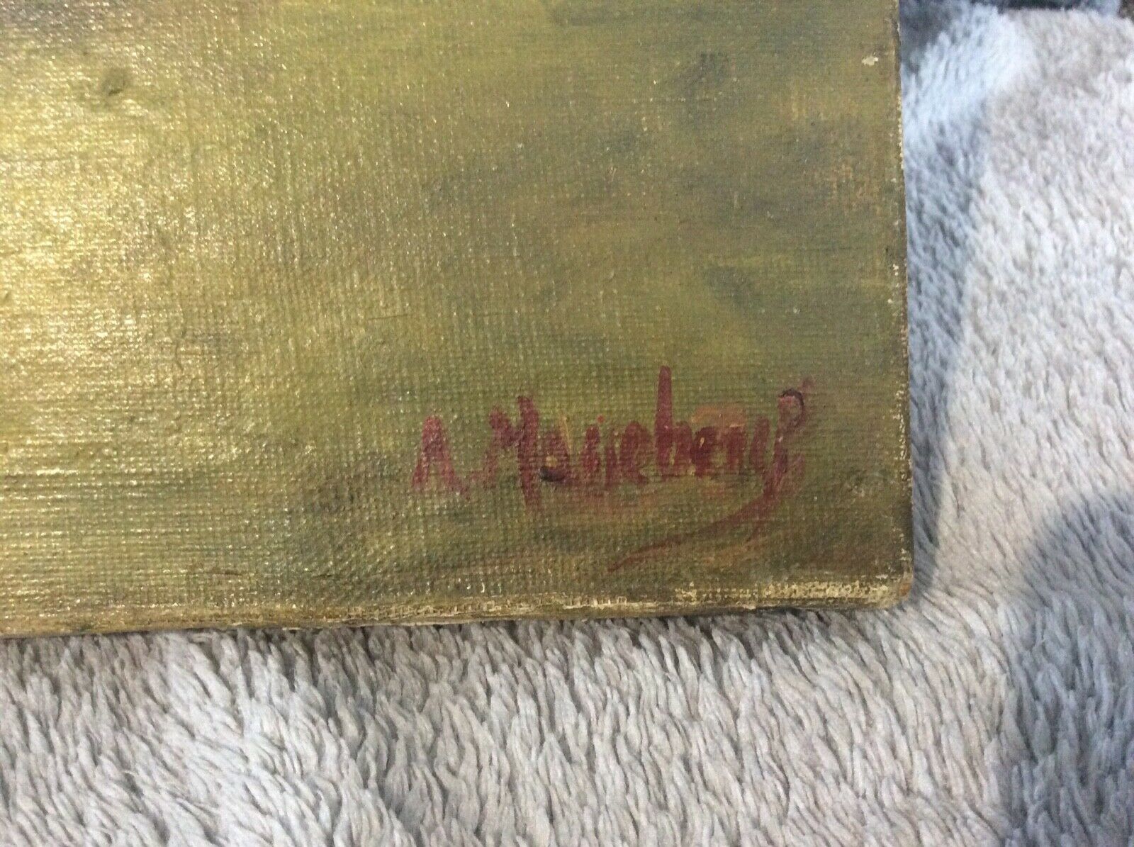 Painting on canvas bouquet of flowers