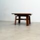 Square extendable dining table by Silvio Coppola for Bernini