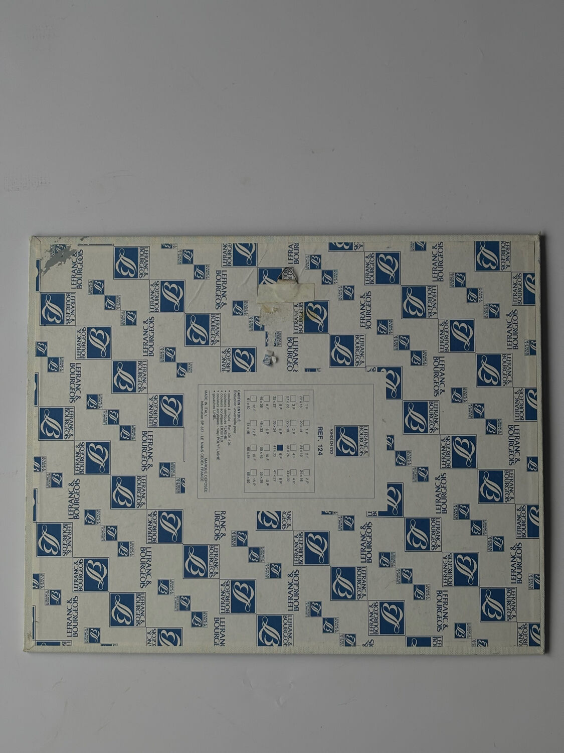 Painting on panel, countryside in spring.