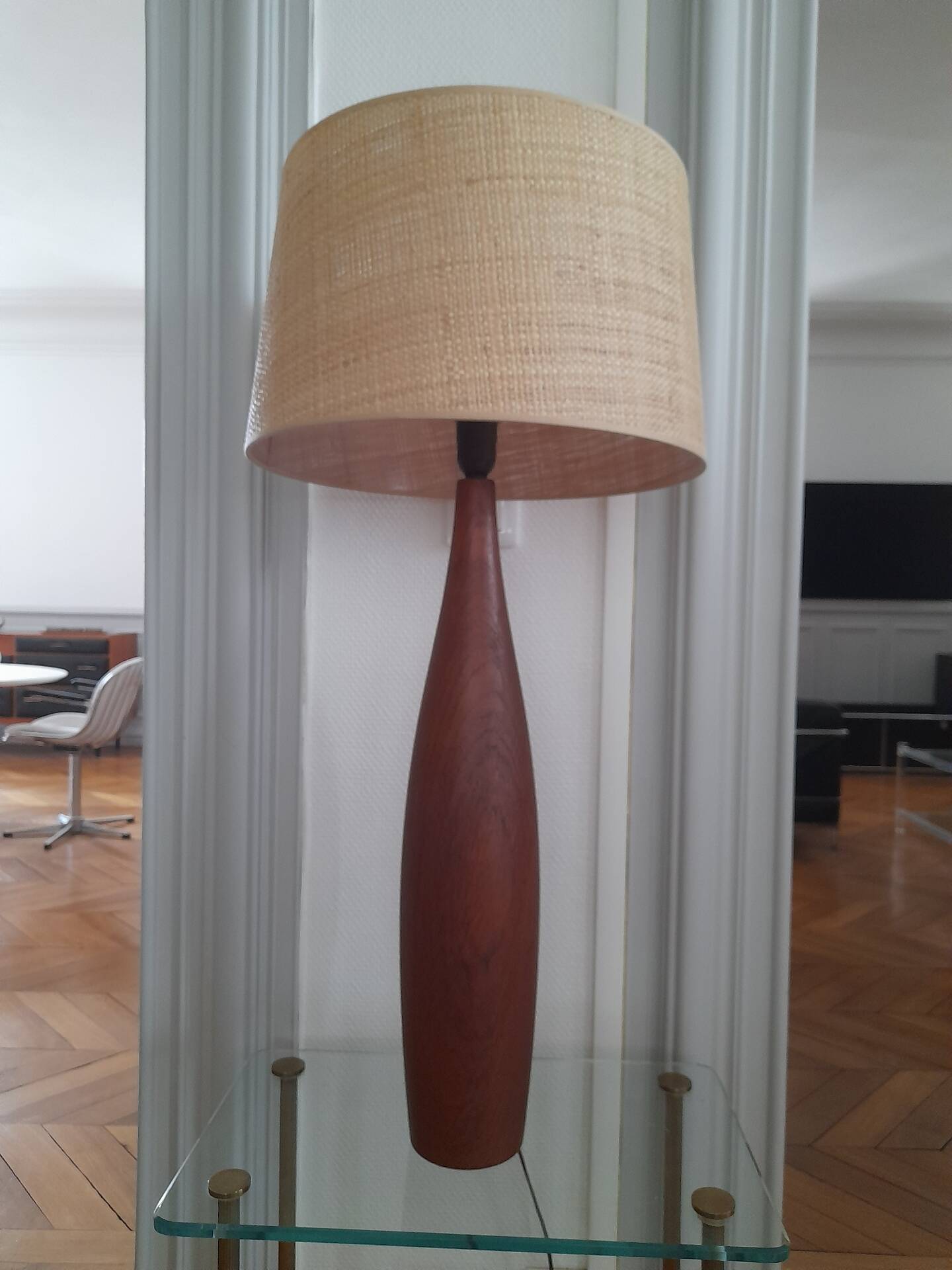 Grande lampe Danoise moderniste signée ESA vintage