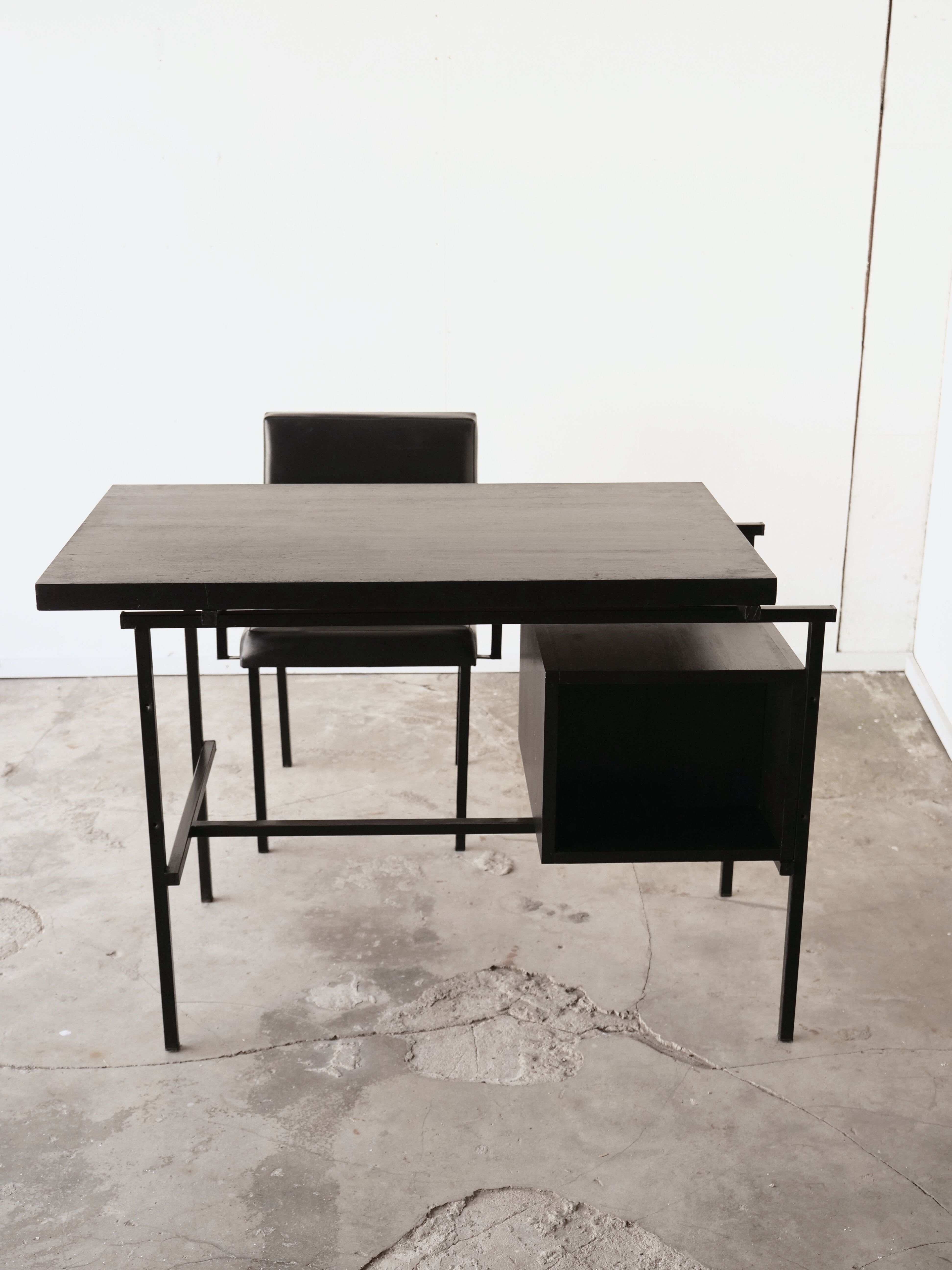 Modernist desk with chair