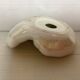 Iridescent white hand ring sizer pocket