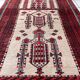 Tapis de prière antique Baluch – 86 x 129 cm – Début du XXe siècle - 1C975
