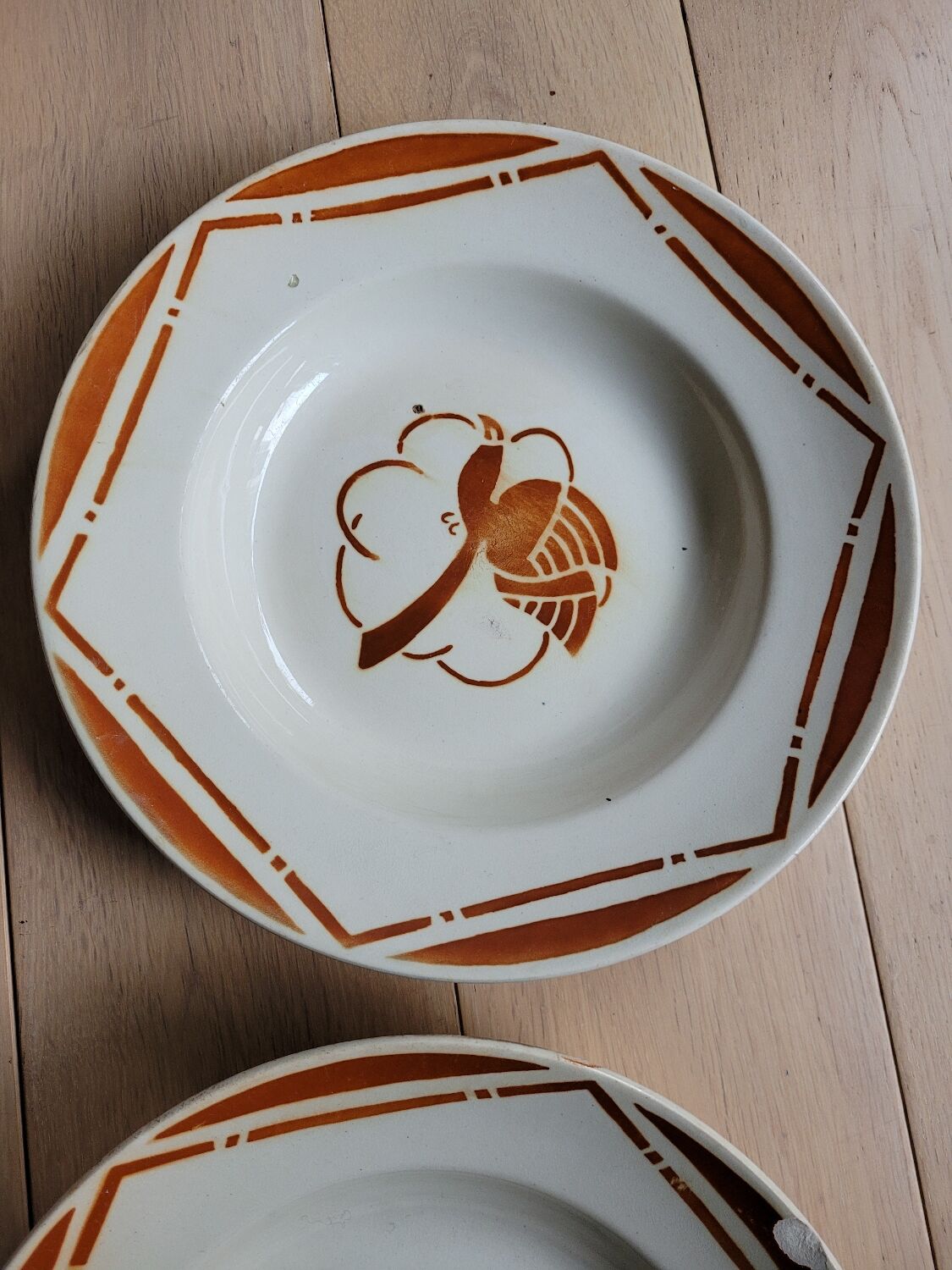 Two hollow plates Paradis de Badonviller