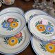 Ensemble assiettes a dessert vintage