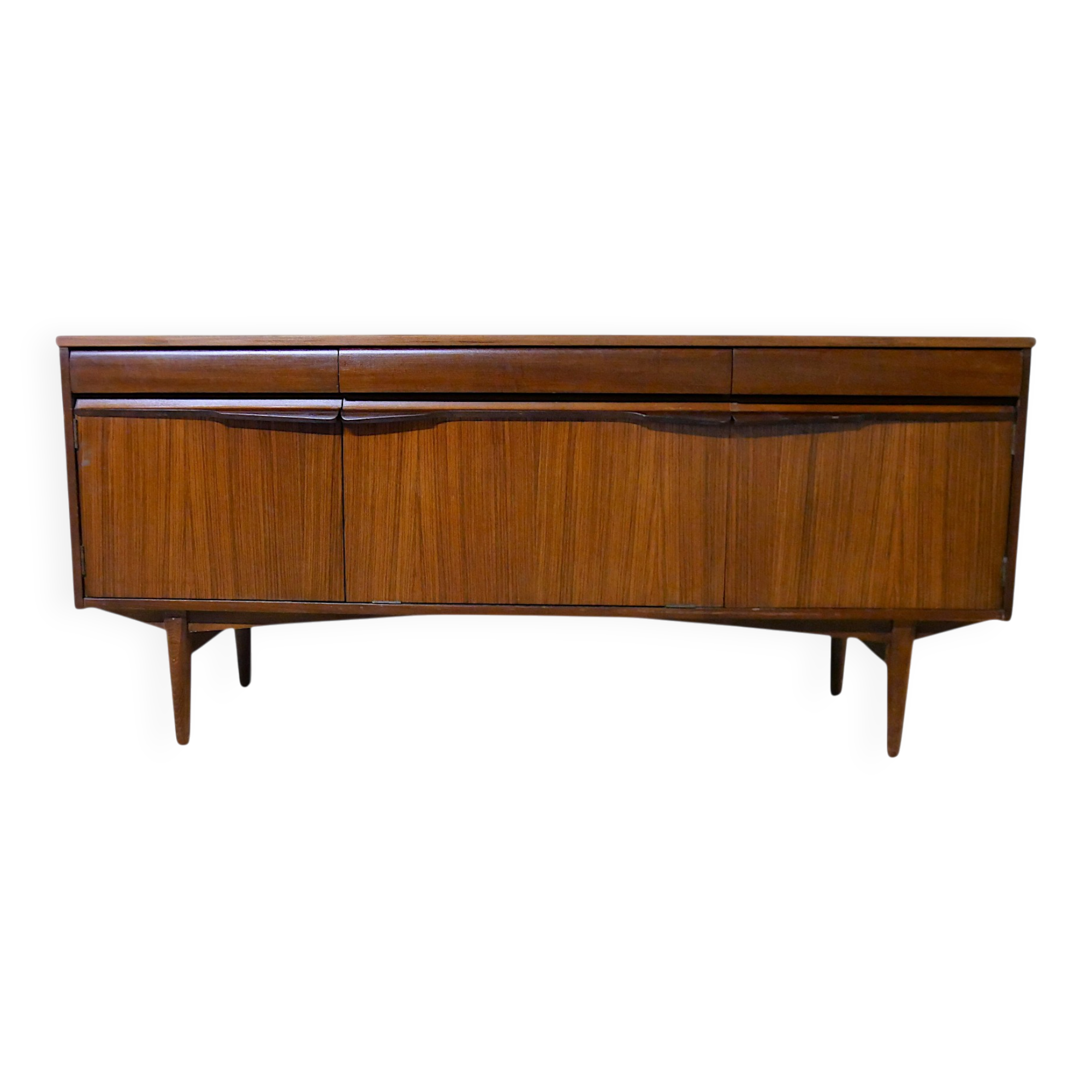 Enfilade scandinave en teck - Vintage 1960 1970