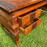Vintage exotic wood desk 80/90
