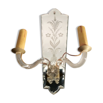 Wall light  2 Venetian mirror arms year 40