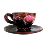 Ceramic lunch cup Vallauris 1960