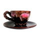 Ceramic lunch cup Vallauris 1960