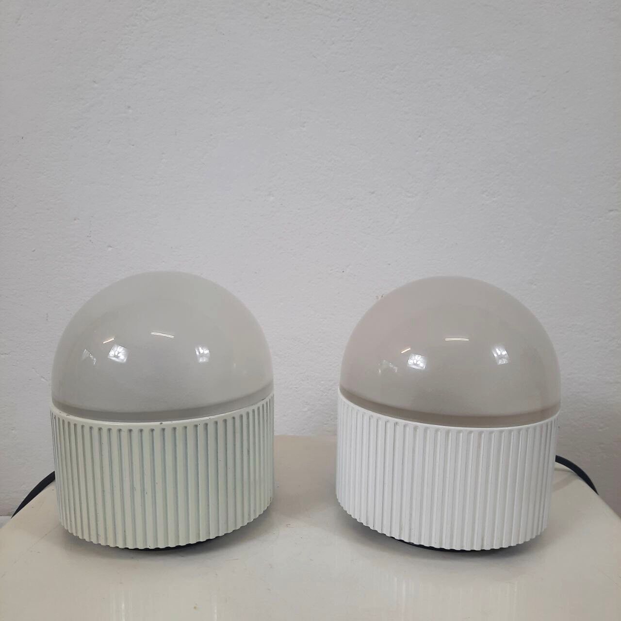 Pair table lamps, vintage model Bulbone Tronconi